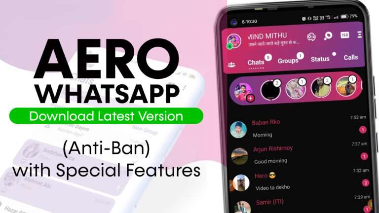 Aero WhatsApp APK Download V9.92 (Anti Ban) – Updated Official