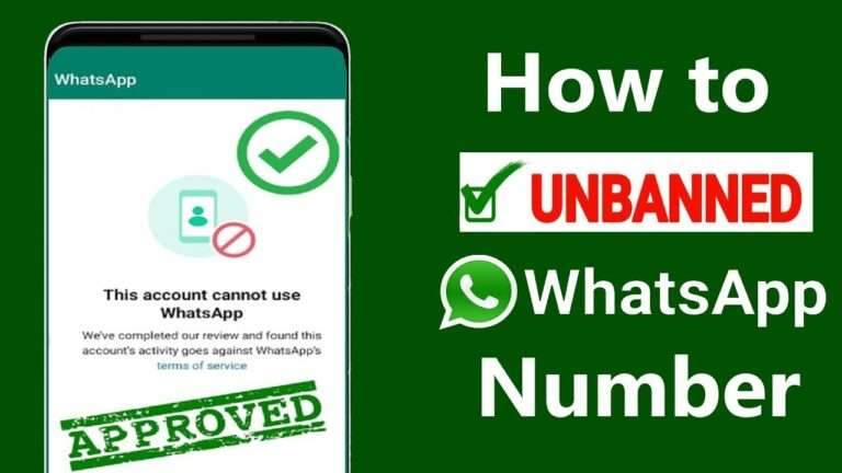 How to Unbanned WhatsApp Number or Account Quickly