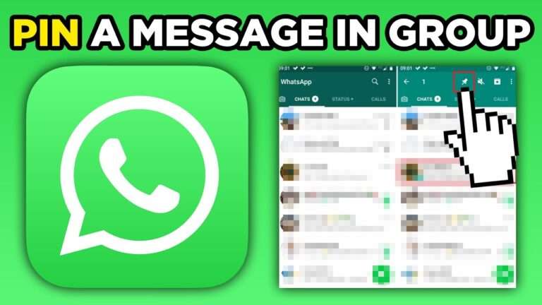 pin message in WhatsApp